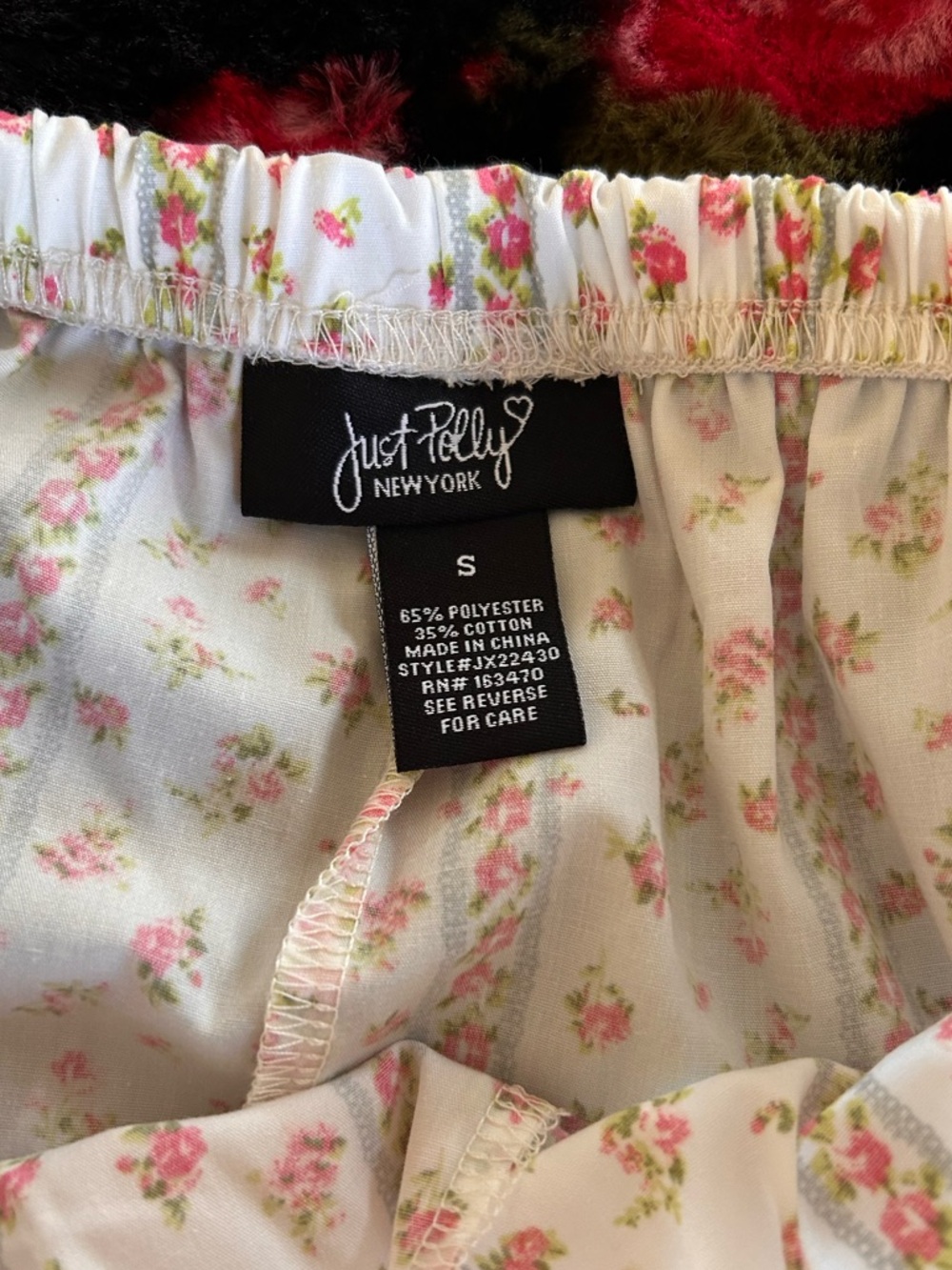 ***SOLD*** Just Polly Matching Tee and Shorts Rose Coquette Set - Picture 16 of 16